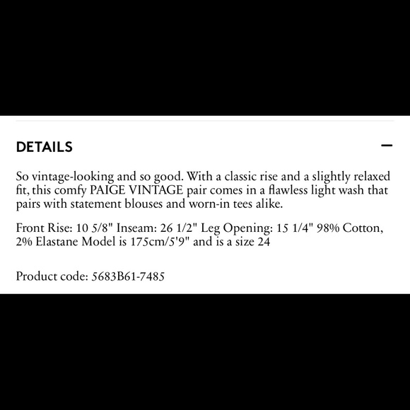 NWT! Paige Noella Straight Jeans - Picture 6 of 12